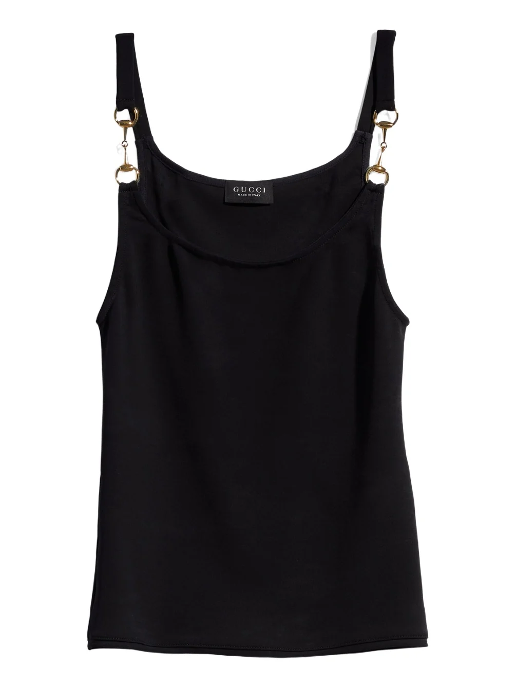 Gucci Viscose Crêpe Jersey Top With Horsebit