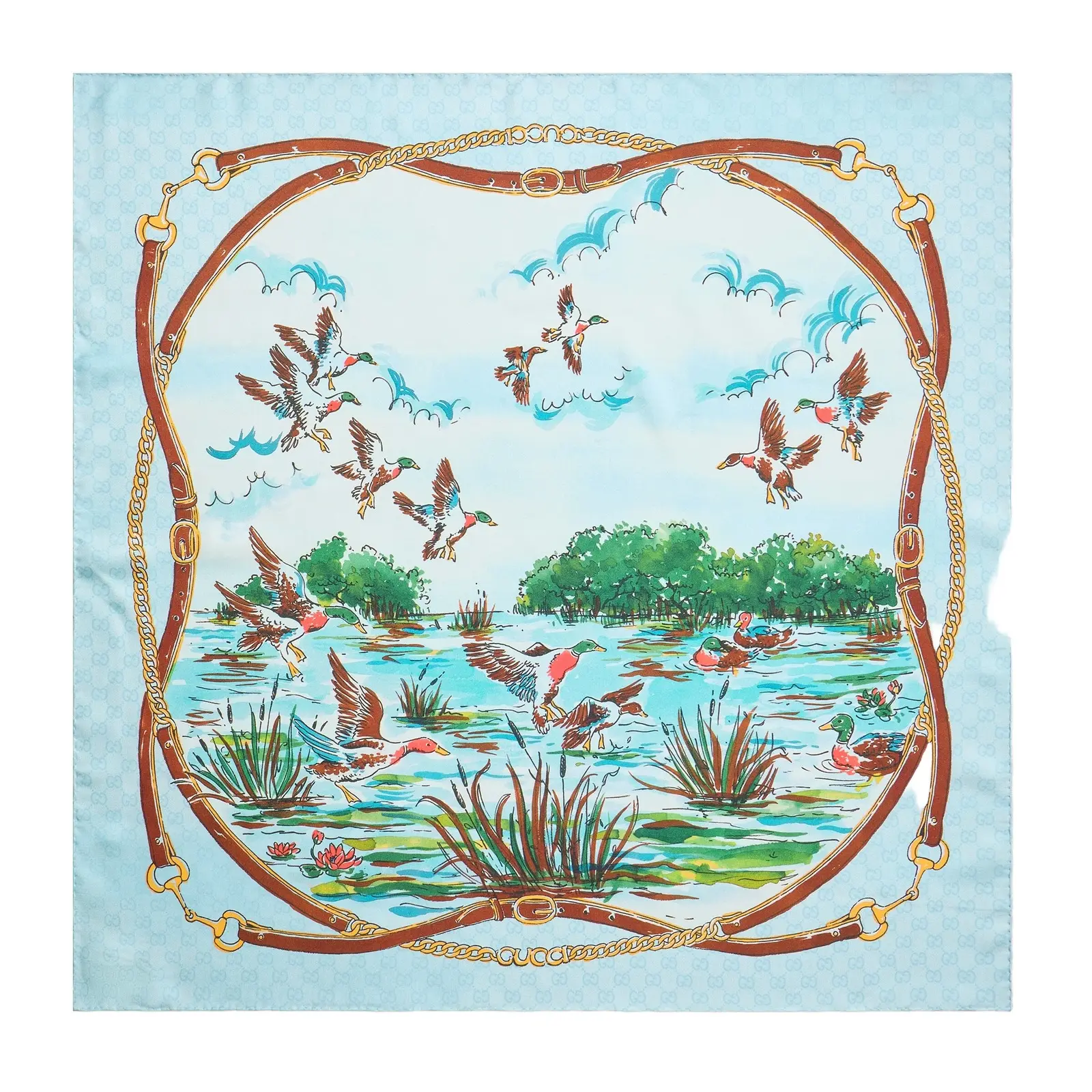 Gucci Printed Silk Twill Carré