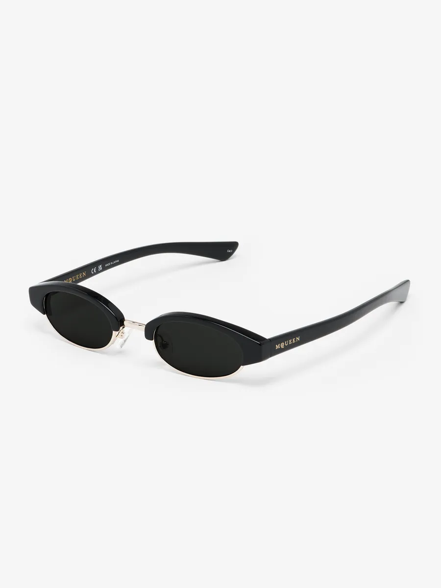 Alexander McQueen McQueen Ellipse Sunglasses | Thumbnail 2 Alexander McQueen McQueen Ellipse Sunglasses | Thumbnail 2