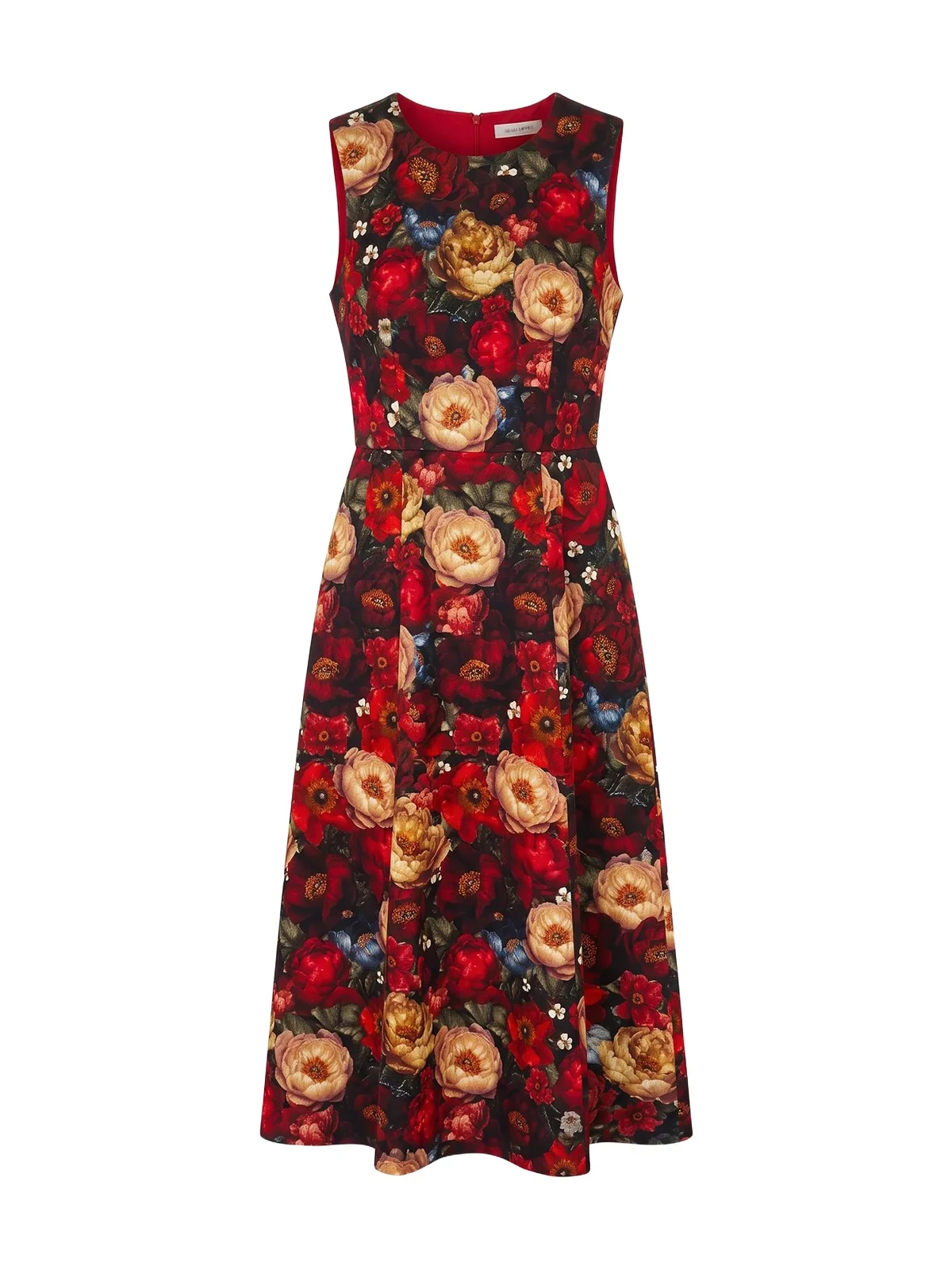 Adam Lippes Eloise Floral Wool-Silk Dress