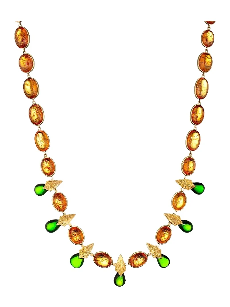GuitaM Honey Spessartite Necklace