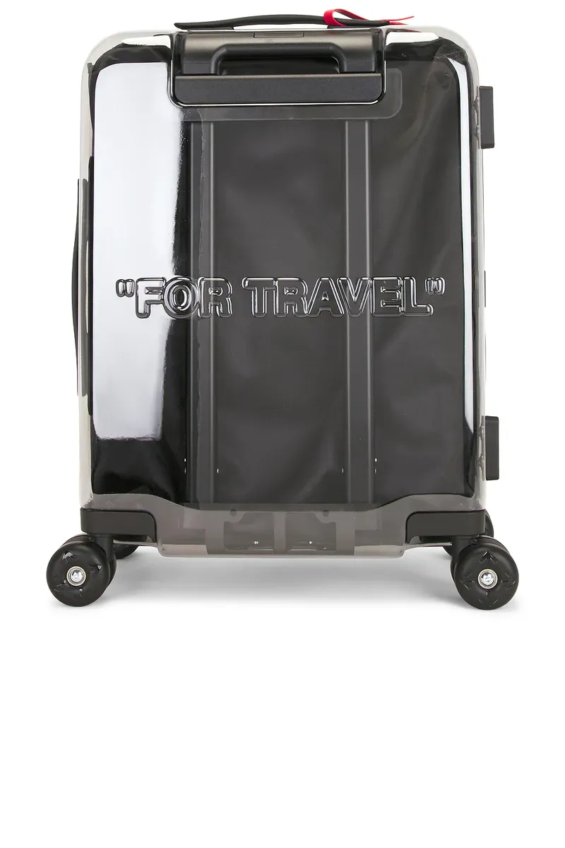 Off-White Quote Arrow Trolley Luggage + Stickers | Thumbnail 2