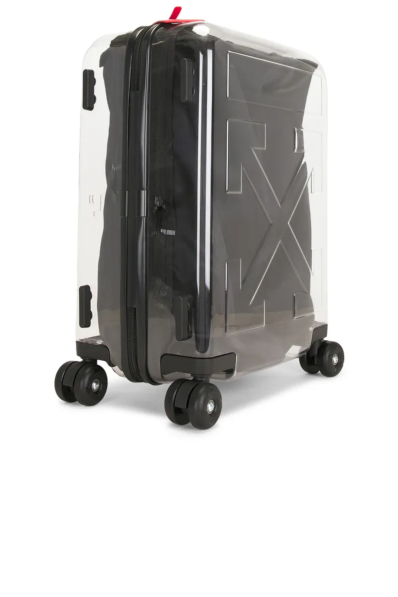 Off-White Quote Arrow Trolley Luggage + Stickers | Thumbnail 3