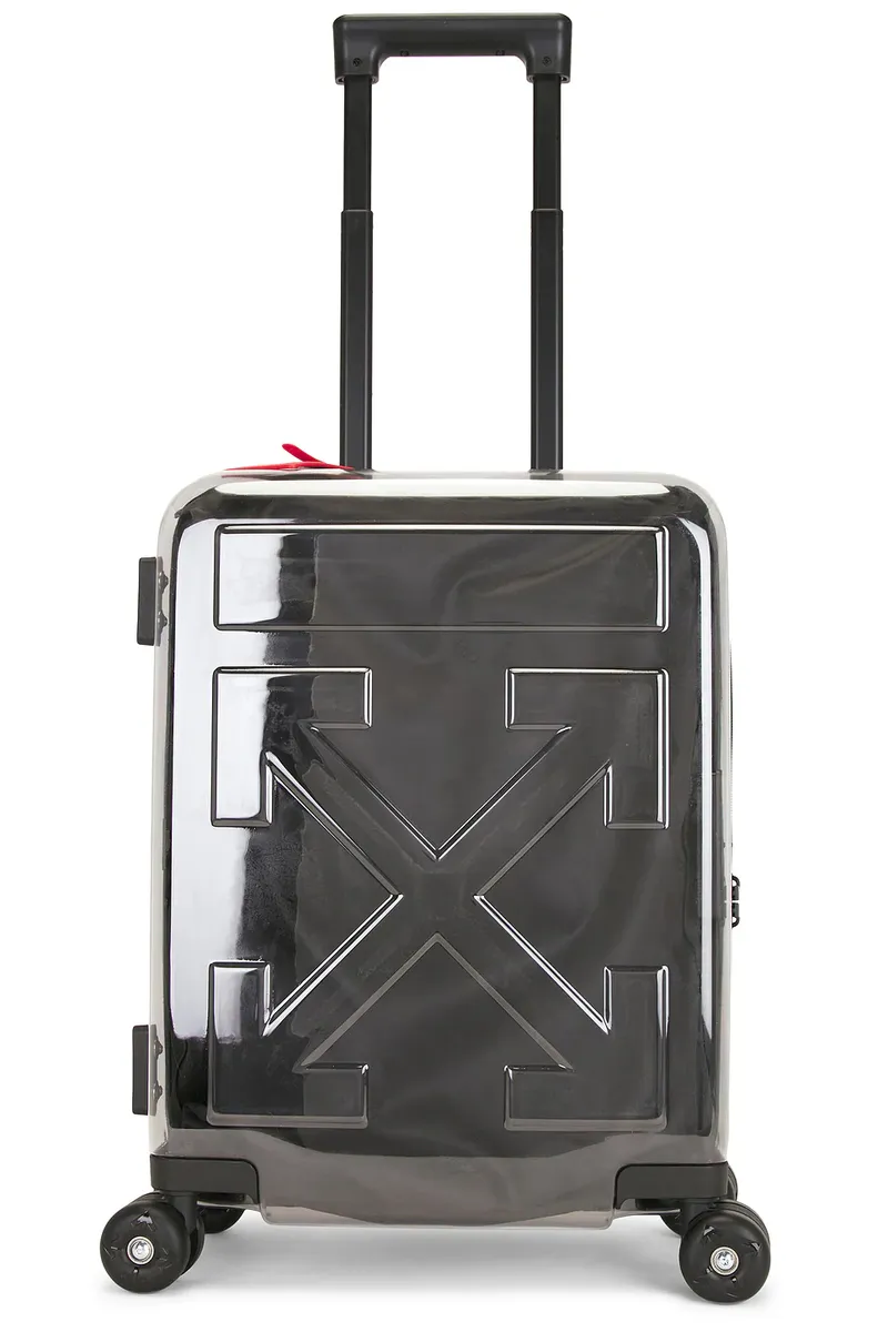 Off-White Quote Arrow Trolley Luggage + Stickers | Thumbnail 5