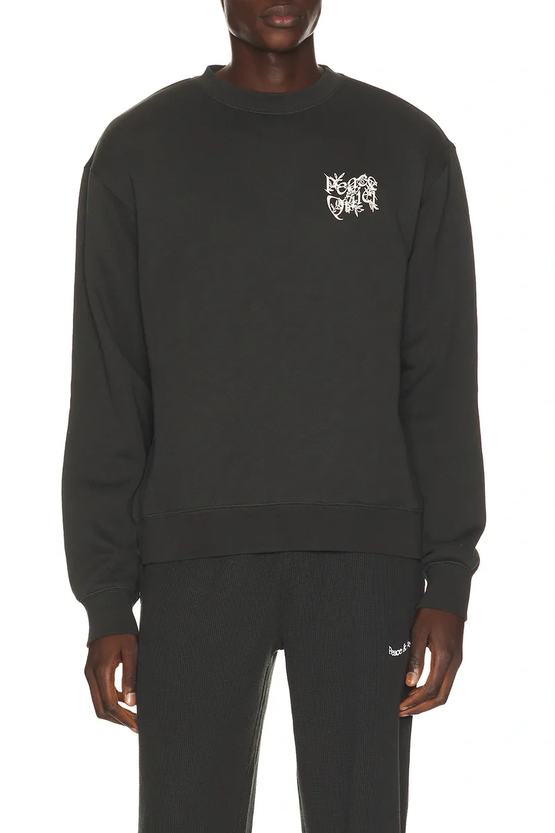 Museum of Peace and Quiet Warped Crewneck Sweatshirt | Thumbnail 2 Museum of Peace and Quiet Warped Crewneck Sweatshirt | Thumbnail 2