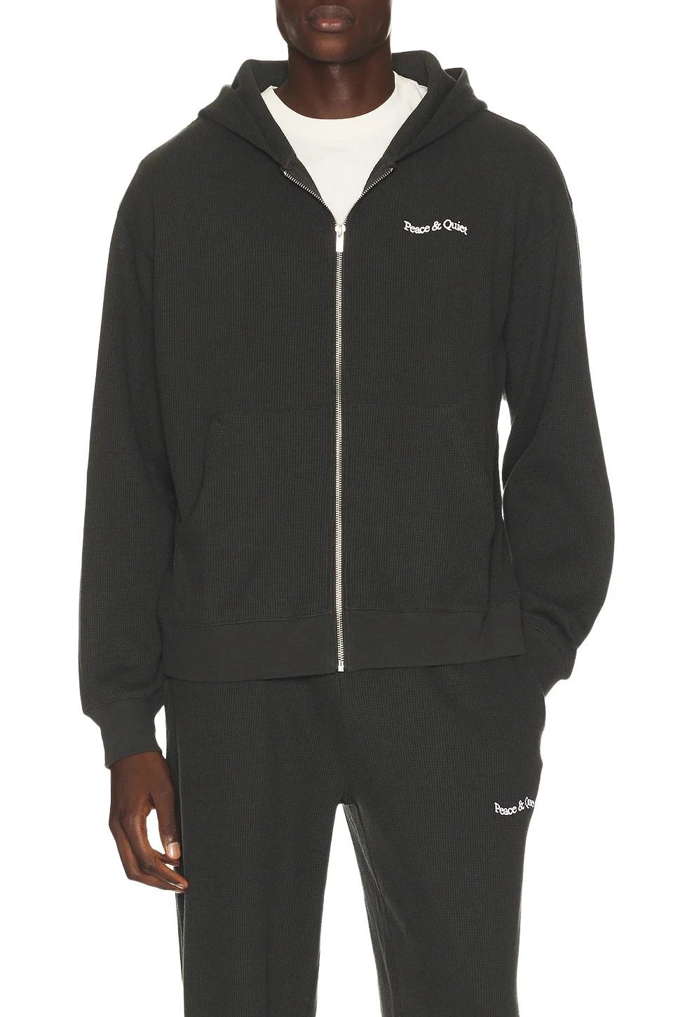 Museum of Peace and Quiet Wordmark Waffle Hoodie