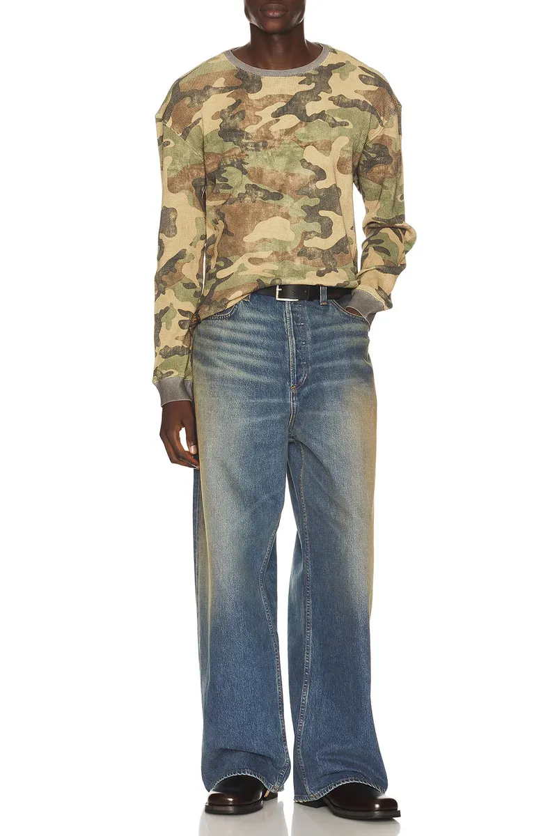 ONE OF THESE DAYS Reversible Woodland Camo Thermal | Thumbnail 4