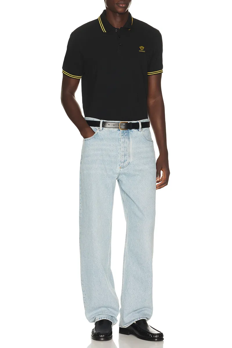 Versace Pique Polo | Thumbnail 3
