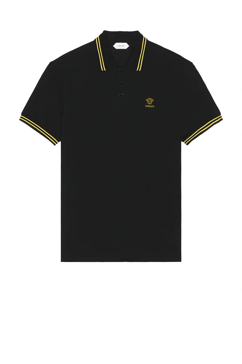 Versace Pique Polo | Thumbnail 4