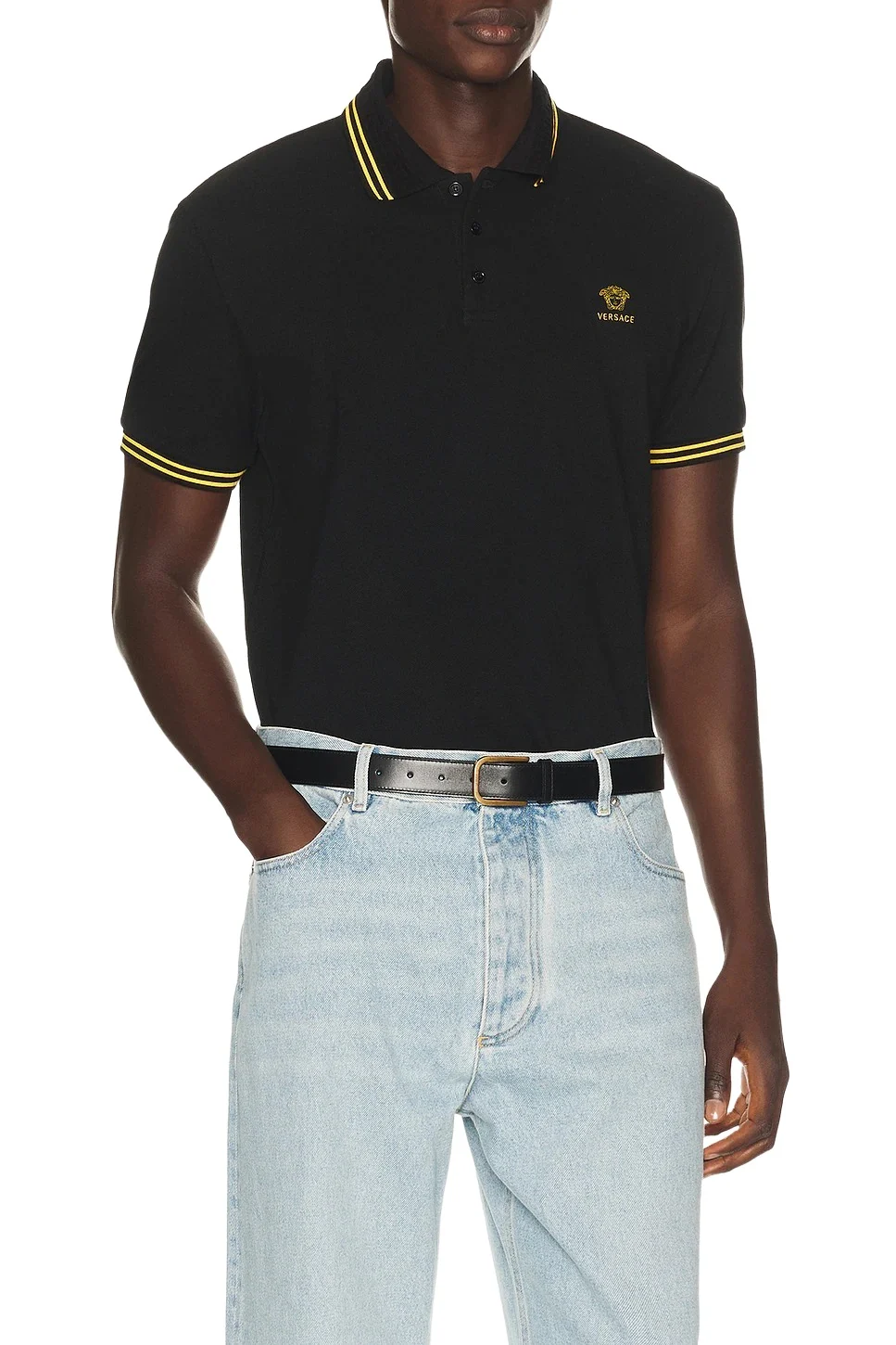 Versace Pique Polo