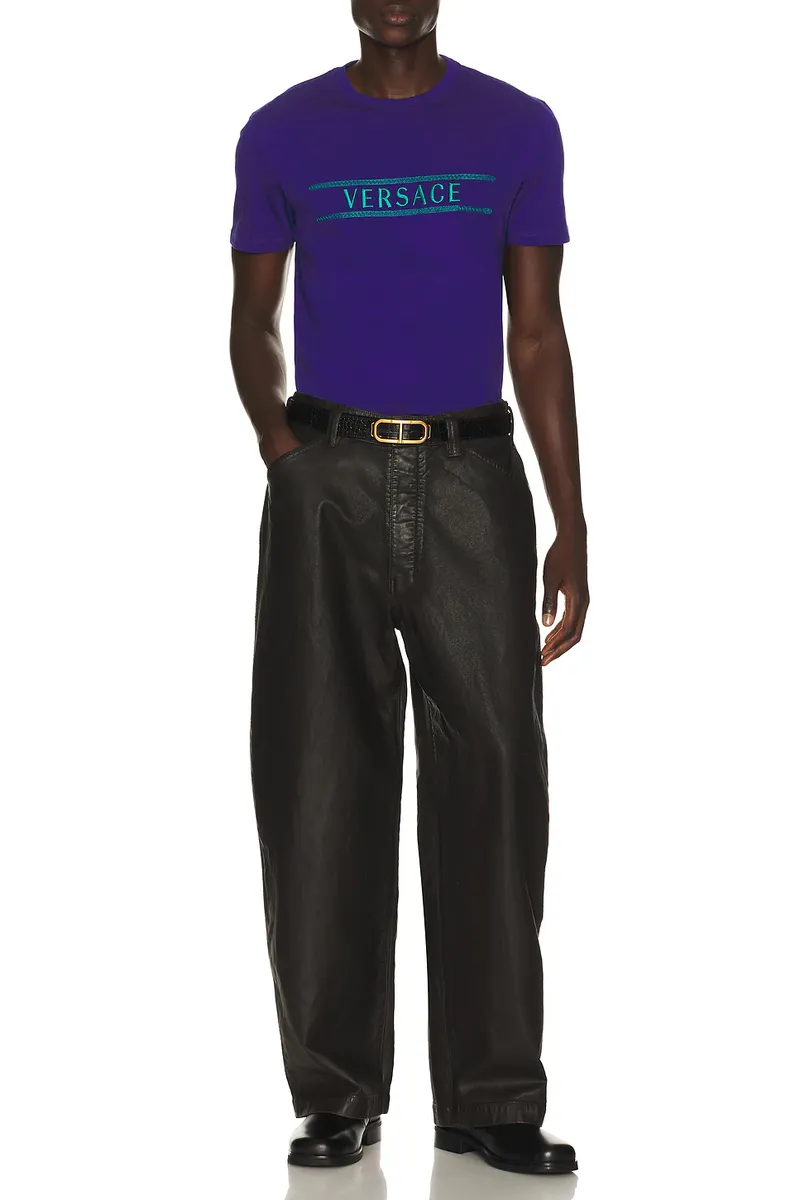 Versace Embroidered T-shirt | Thumbnail 3 Versace Embroidered T-shirt | Thumbnail 3