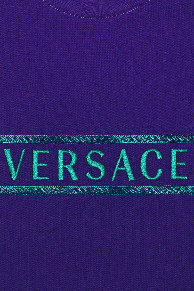 Versace Embroidered T-shirt | Thumbnail 5 Versace Embroidered T-shirt | Thumbnail 5