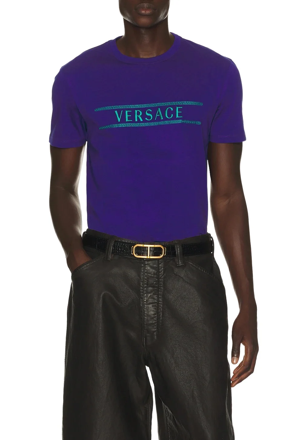 Versace Embroidered T-shirt