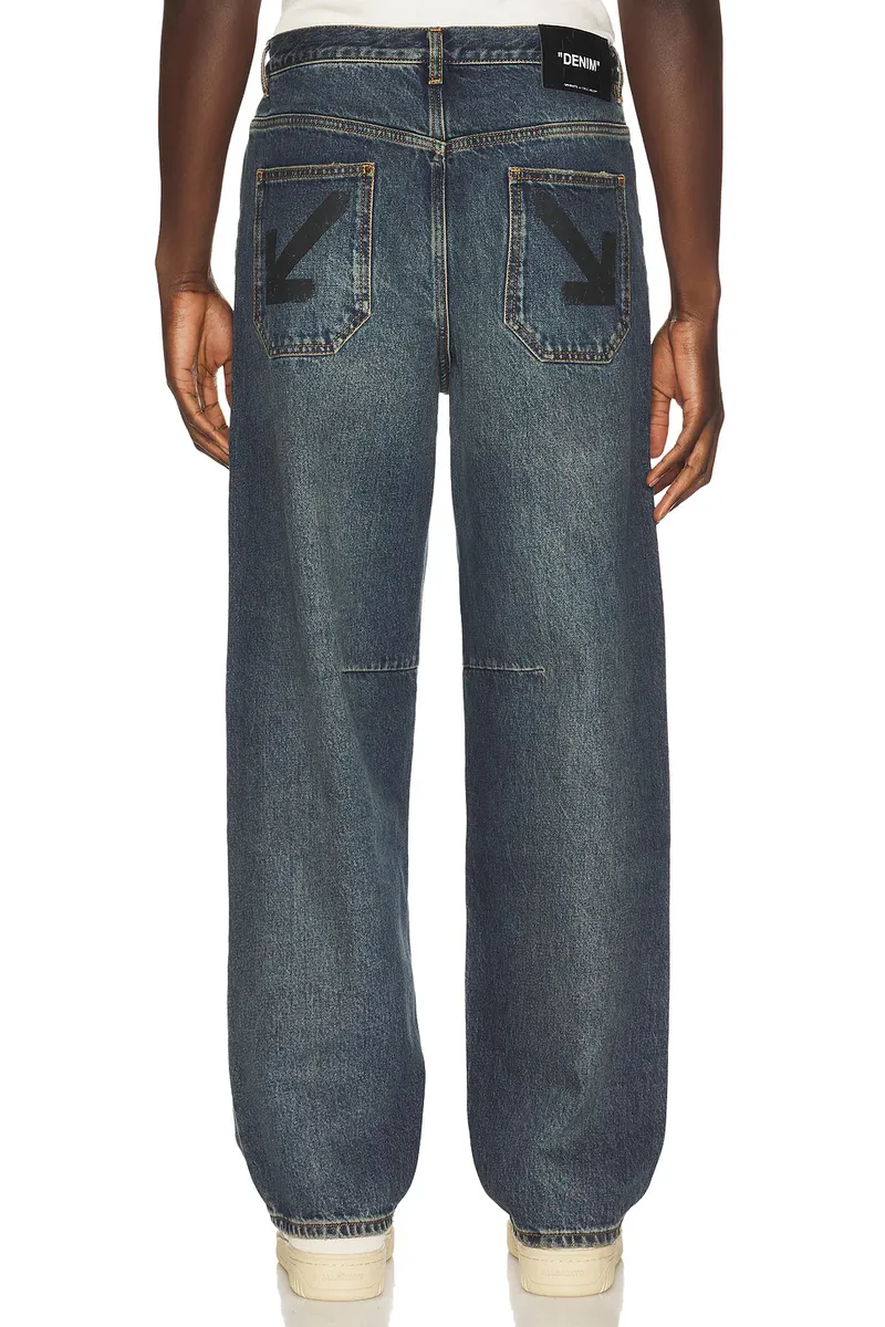 Off-White Half Arrow Relaxed Tapered Jeans | Thumbnail 4 Off-White Half Arrow Relaxed Tapered Jeans | Thumbnail 4