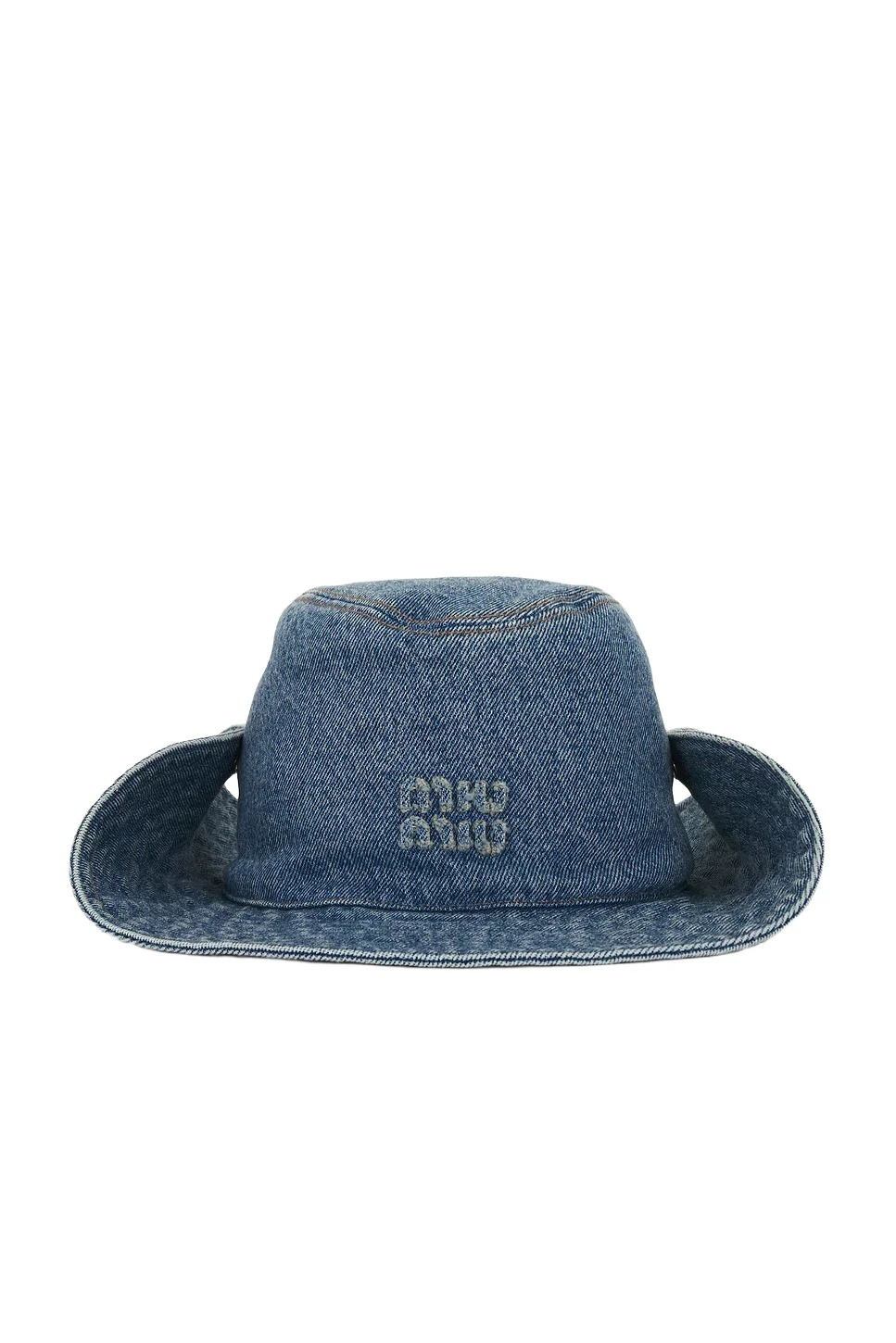 Miu Miu Denim Washed Cowboy Hat