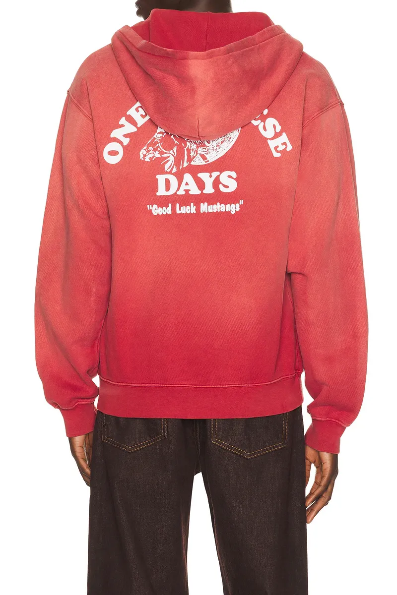 ONE OF THESE DAYS Good Luck Mustangs Zip Hoody | Thumbnail 2 ONE OF THESE DAYS Good Luck Mustangs Zip Hoody | Thumbnail 2