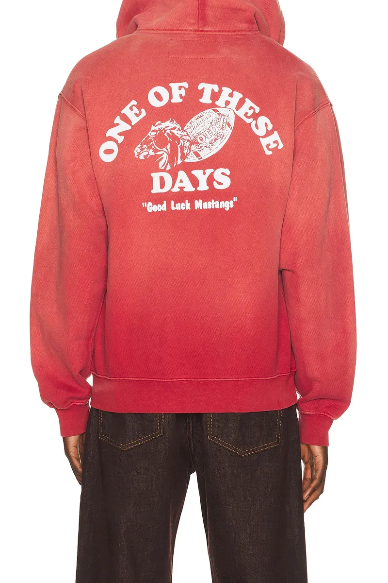 ONE OF THESE DAYS Good Luck Mustangs Zip Hoody | Thumbnail 3 ONE OF THESE DAYS Good Luck Mustangs Zip Hoody | Thumbnail 3
