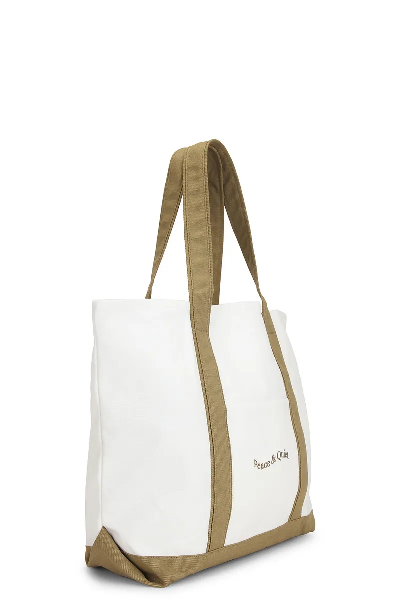 Museum of Peace and Quiet Stencil Boat Tote | Thumbnail 4 Museum of Peace and Quiet Stencil Boat Tote | Thumbnail 4