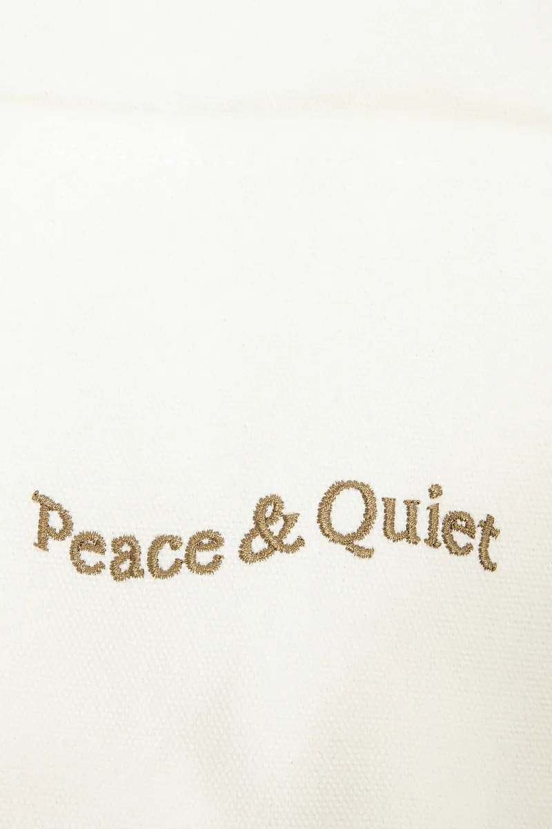 Museum of Peace and Quiet Stencil Boat Tote | Thumbnail 7 Museum of Peace and Quiet Stencil Boat Tote | Thumbnail 7