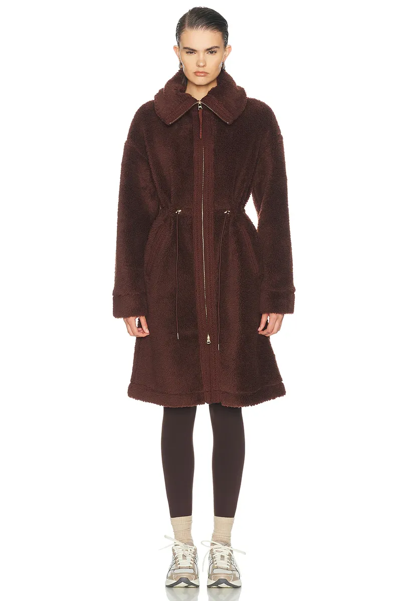 Varley Bennet Long Sherpa Coat | Thumbnail 2 Varley Bennet Long Sherpa Coat | Thumbnail 2