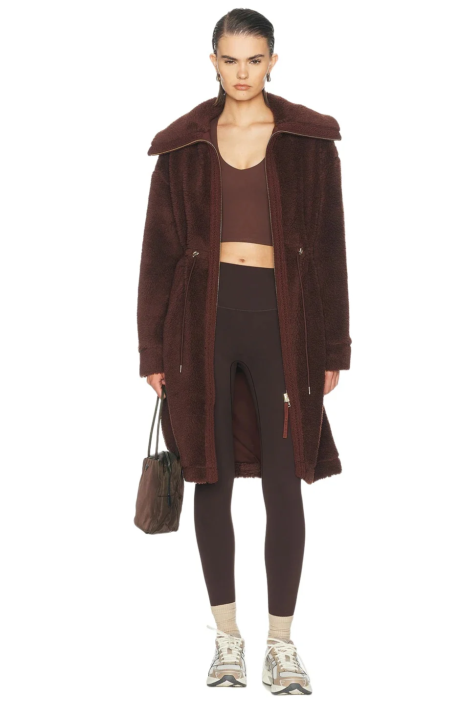 Varley Bennet Long Sherpa Coat