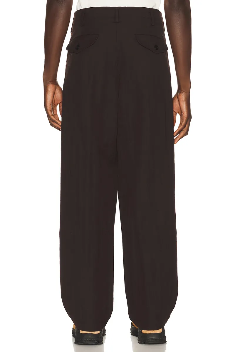 Works and Days Wool Pleated Trouser | Thumbnail 3 Works and Days Wool Pleated Trouser | Thumbnail 3