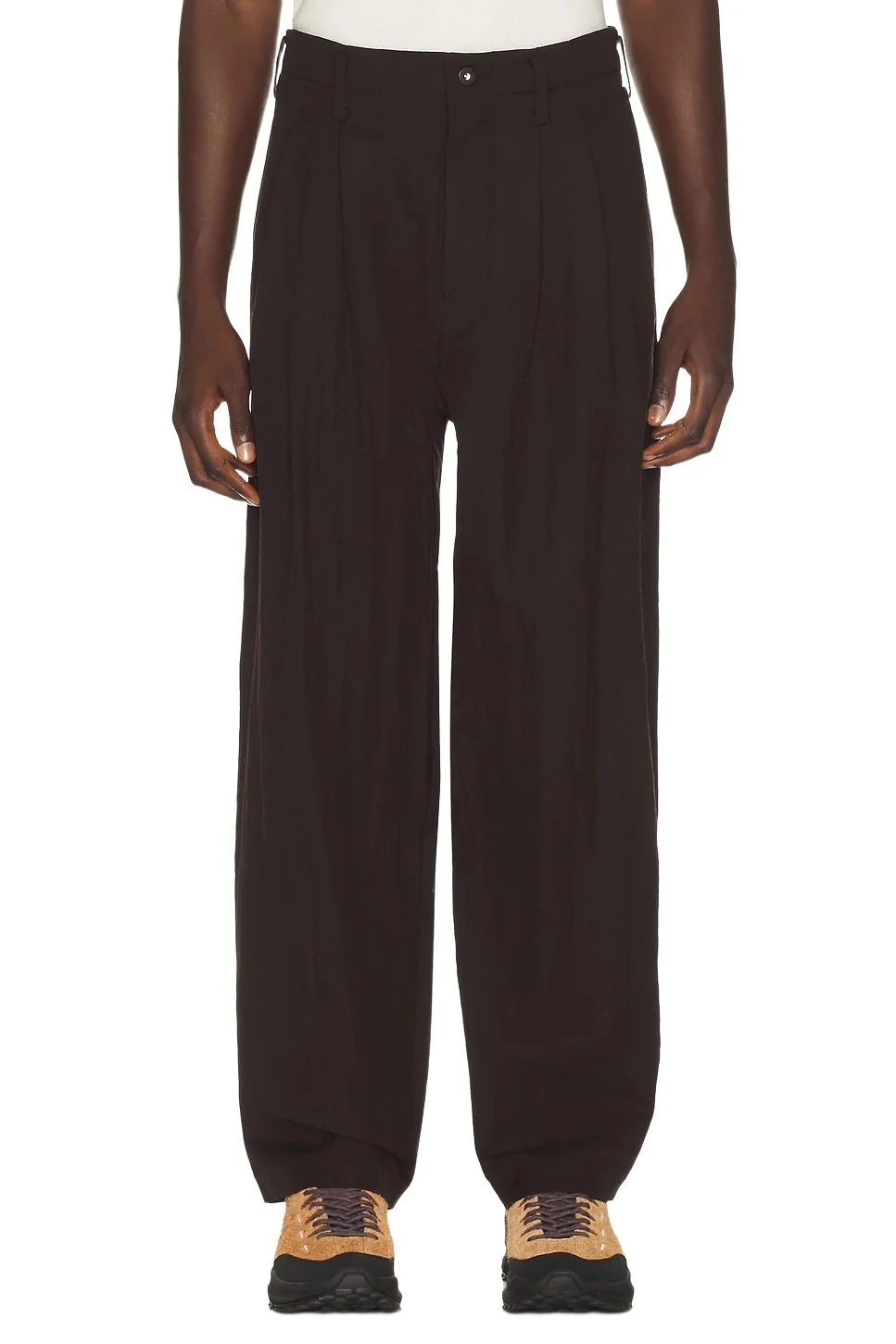 Works and Days Wool Pleated Trouser
