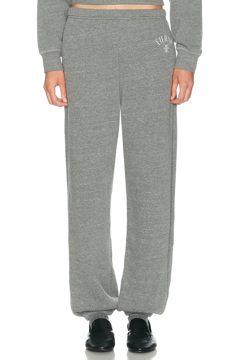 ÉTERNE Boyfriend Pocket Tri Blend Fleece Sweatpant | Thumbnail 2