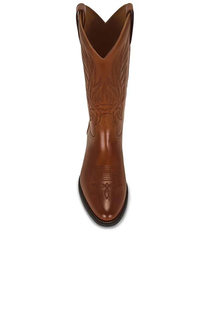 Ralph Lauren Purple Label Burnished Calf Western Boots | Thumbnail 4 Ralph Lauren Purple Label Burnished Calf Western Boots | Thumbnail 4