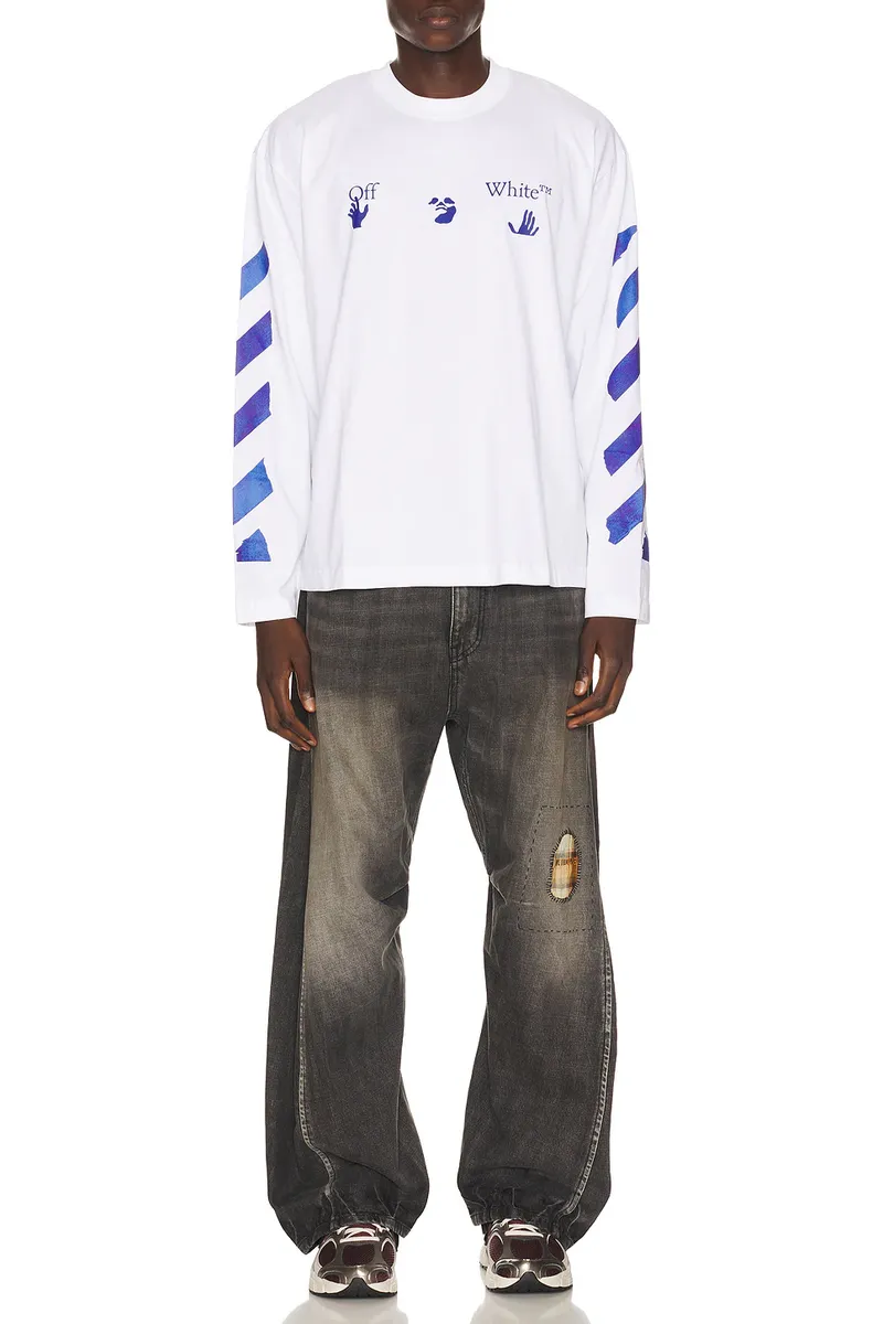 Off-White Bacco Arrow Skate Long Sleeve Tee | Thumbnail 4 Off-White Bacco Arrow Skate Long Sleeve Tee | Thumbnail 4