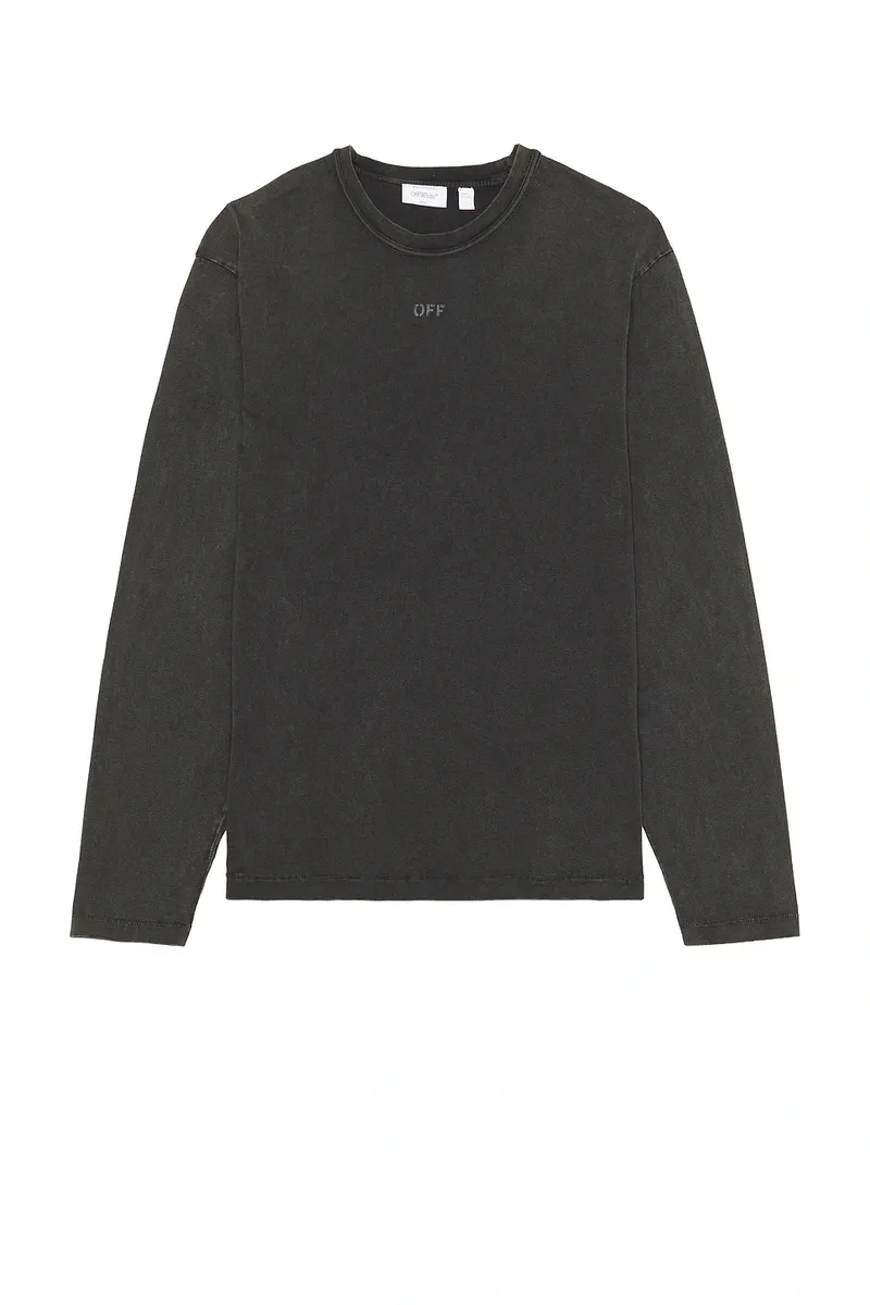 Off-White Swimming Face Overlap Long Sleeve Tee | Thumbnail 4 Off-White Swimming Face Overlap Long Sleeve Tee | Thumbnail 4