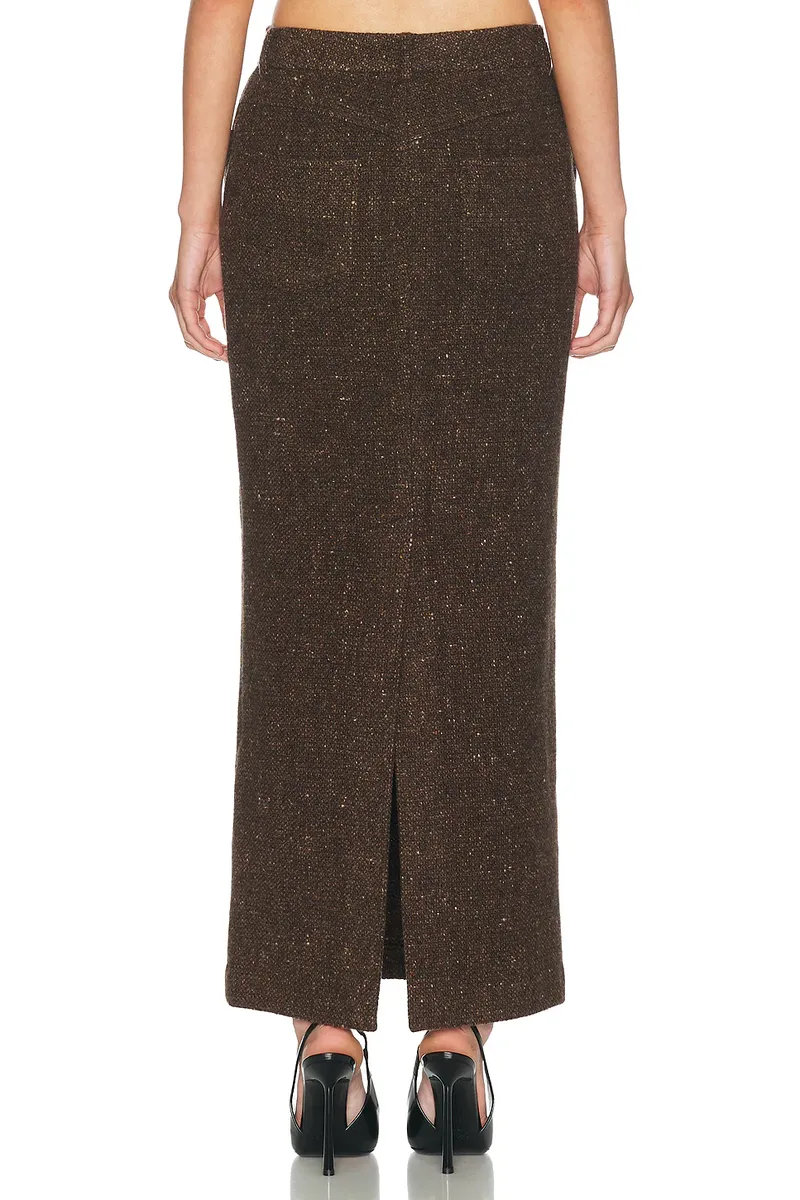 Ralph Lauren Collection Textured Tweed Maxi Pencil Skirt | Thumbnail 4 Ralph Lauren Collection Textured Tweed Maxi Pencil Skirt | Thumbnail 4