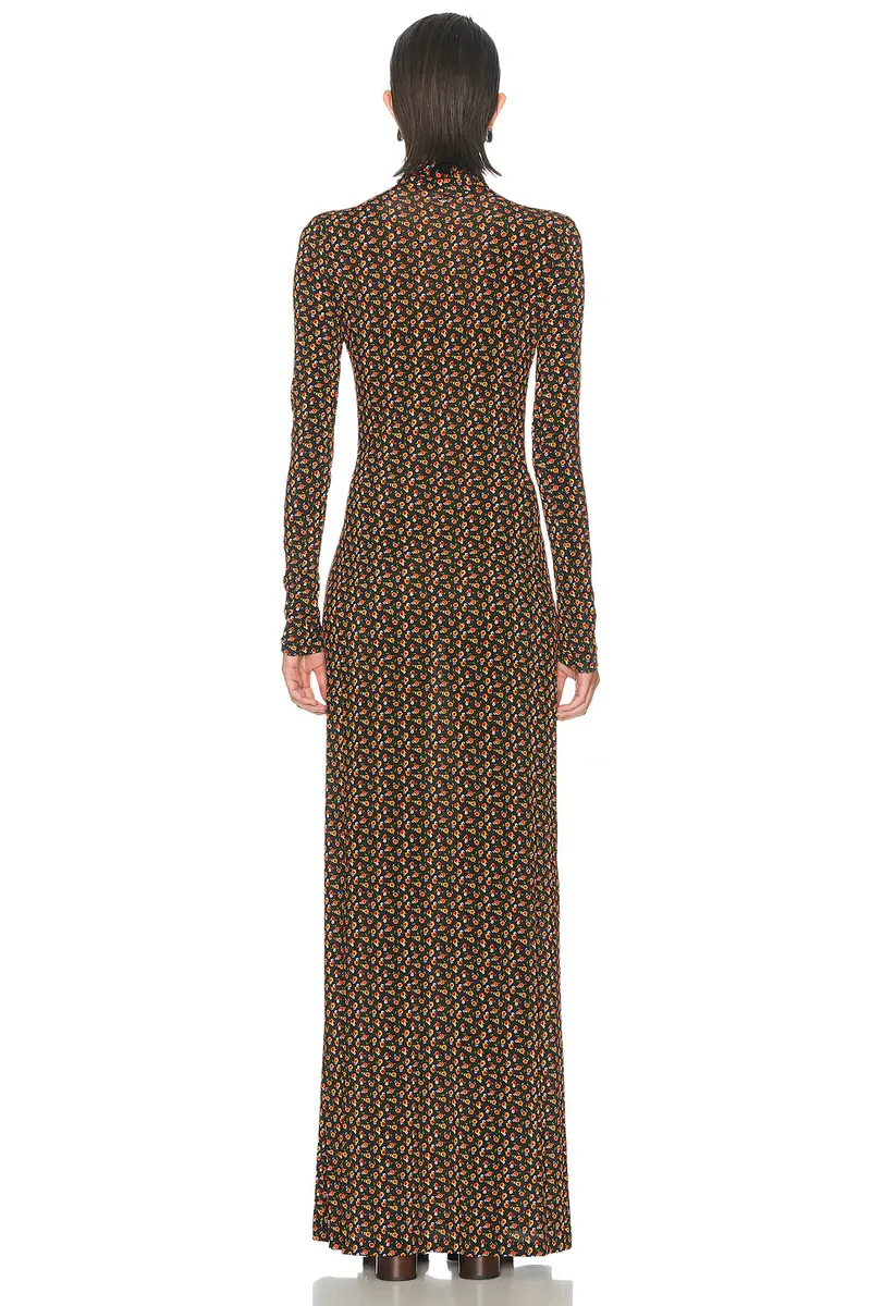Rabanne Longe Sleeve Turtleneck Dress | Thumbnail 3 Rabanne Longe Sleeve Turtleneck Dress | Thumbnail 3