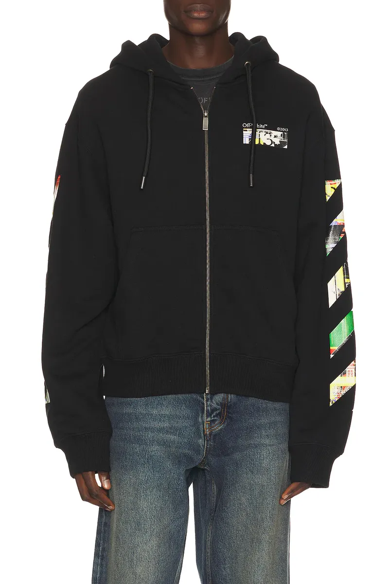 Off-White Industrial Arrow Regular Zip Hoodie | Thumbnail 2