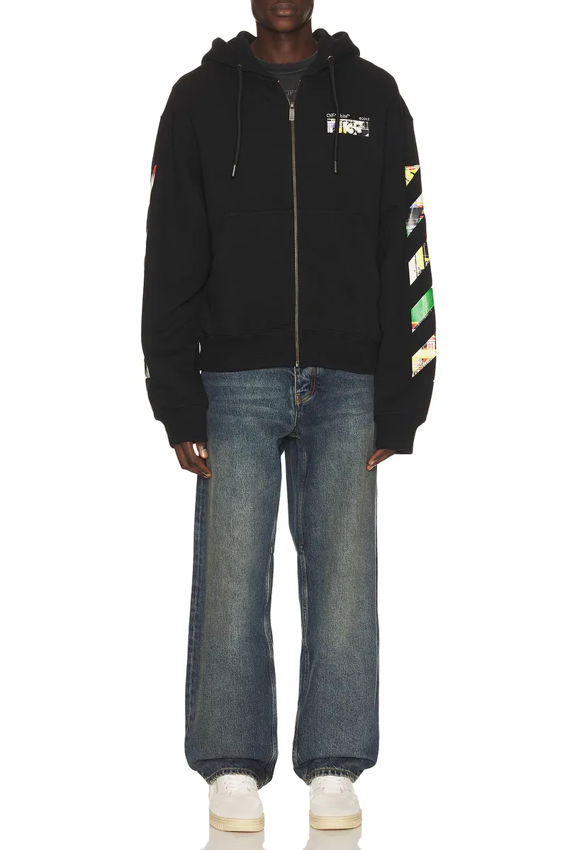 Off-White Industrial Arrow Regular Zip Hoodie | Thumbnail 5