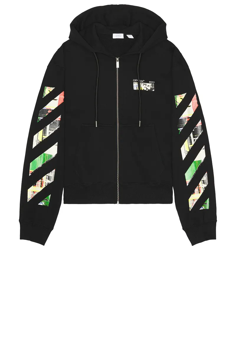 Off-White Industrial Arrow Regular Zip Hoodie | Thumbnail 6