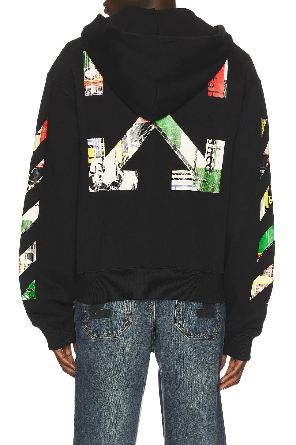 Off-White Industrial Arrow Regular Zip Hoodie