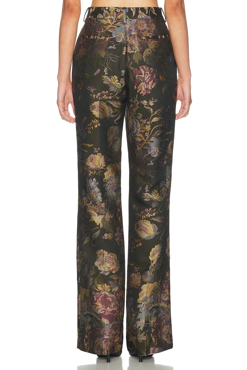 Ralph Lauren Collection Fluid Tapestry Standard Pant | Thumbnail 4 Ralph Lauren Collection Fluid Tapestry Standard Pant | Thumbnail 4