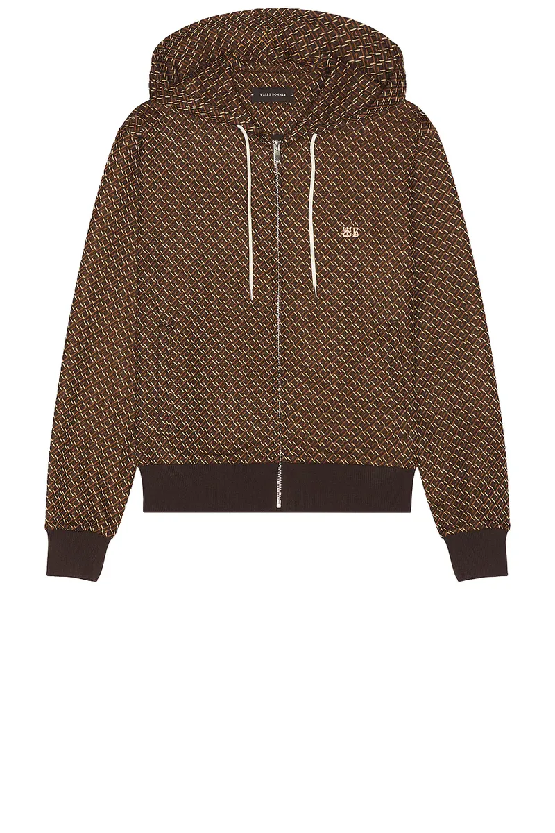 Wales Bonner Hooded Track Jacket | Thumbnail 4 Wales Bonner Hooded Track Jacket | Thumbnail 4