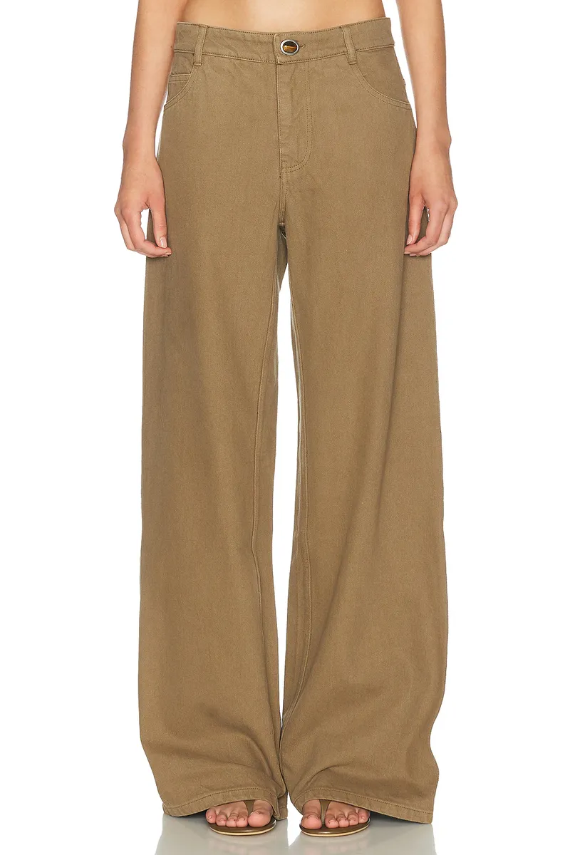 Christopher Esber Relaxed Denim Quartz Wide Leg Pant | Thumbnail 2 Christopher Esber Relaxed Denim Quartz Wide Leg Pant | Thumbnail 2