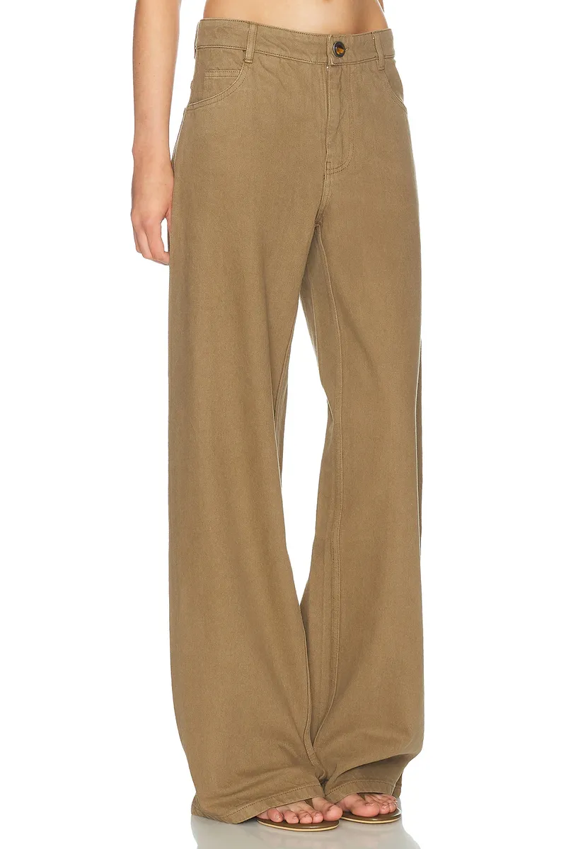 Christopher Esber Relaxed Denim Quartz Wide Leg Pant | Thumbnail 3 Christopher Esber Relaxed Denim Quartz Wide Leg Pant | Thumbnail 3