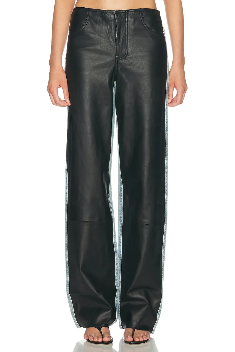 Christopher Esber Troy Deconstruct Leather Wide Leg Pant | Thumbnail 3