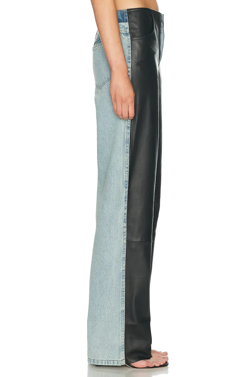 Christopher Esber Troy Deconstruct Leather Wide Leg Pant | Thumbnail 4