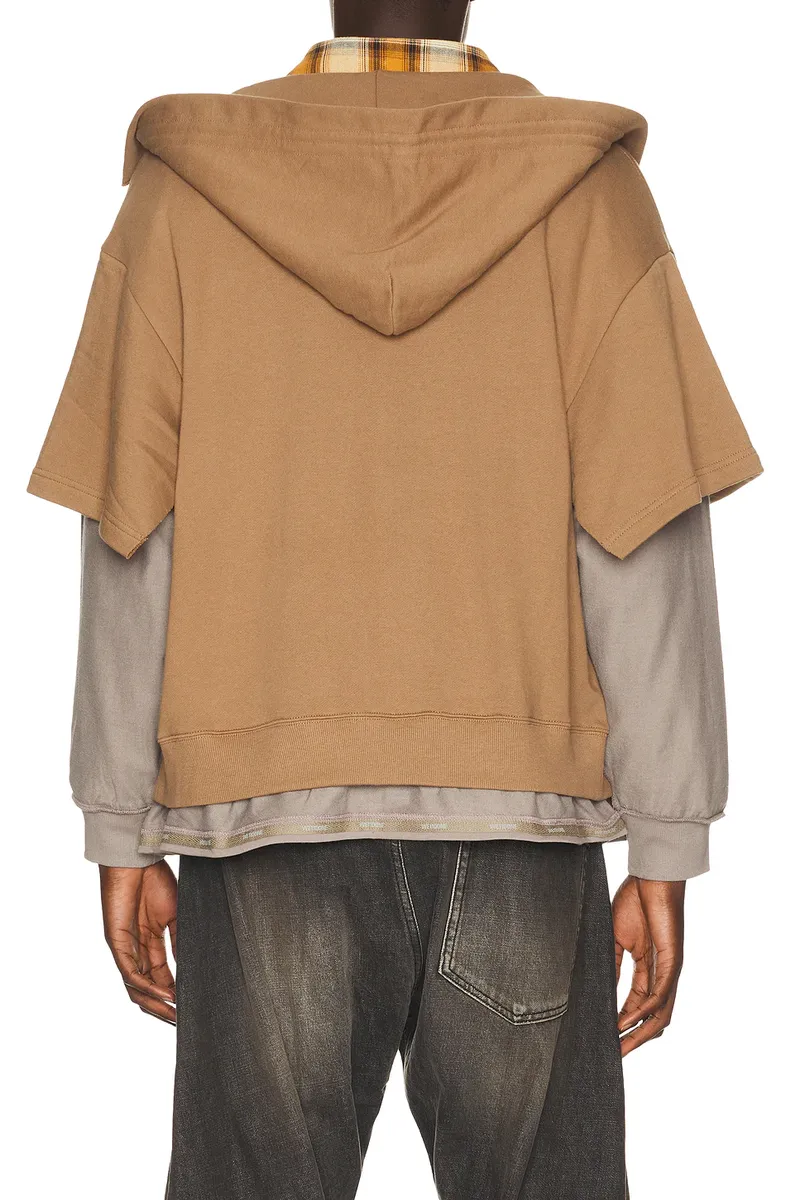We11Done Layered Double String Zip Up Hoodie | Thumbnail 2 We11Done Layered Double String Zip Up Hoodie | Thumbnail 2