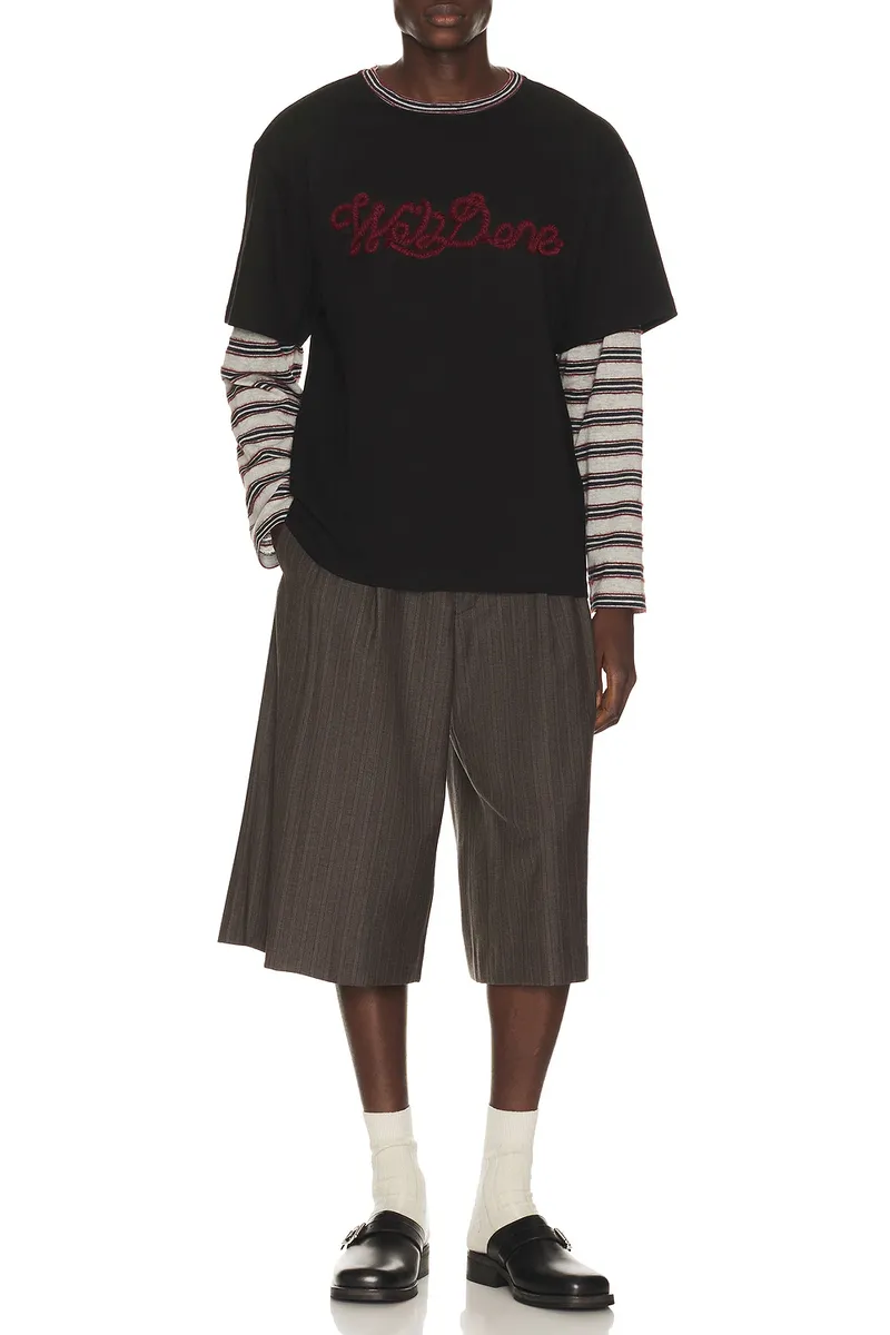 We11Done Rope Embroidered Long Sleeve T-Shirt | Thumbnail 3