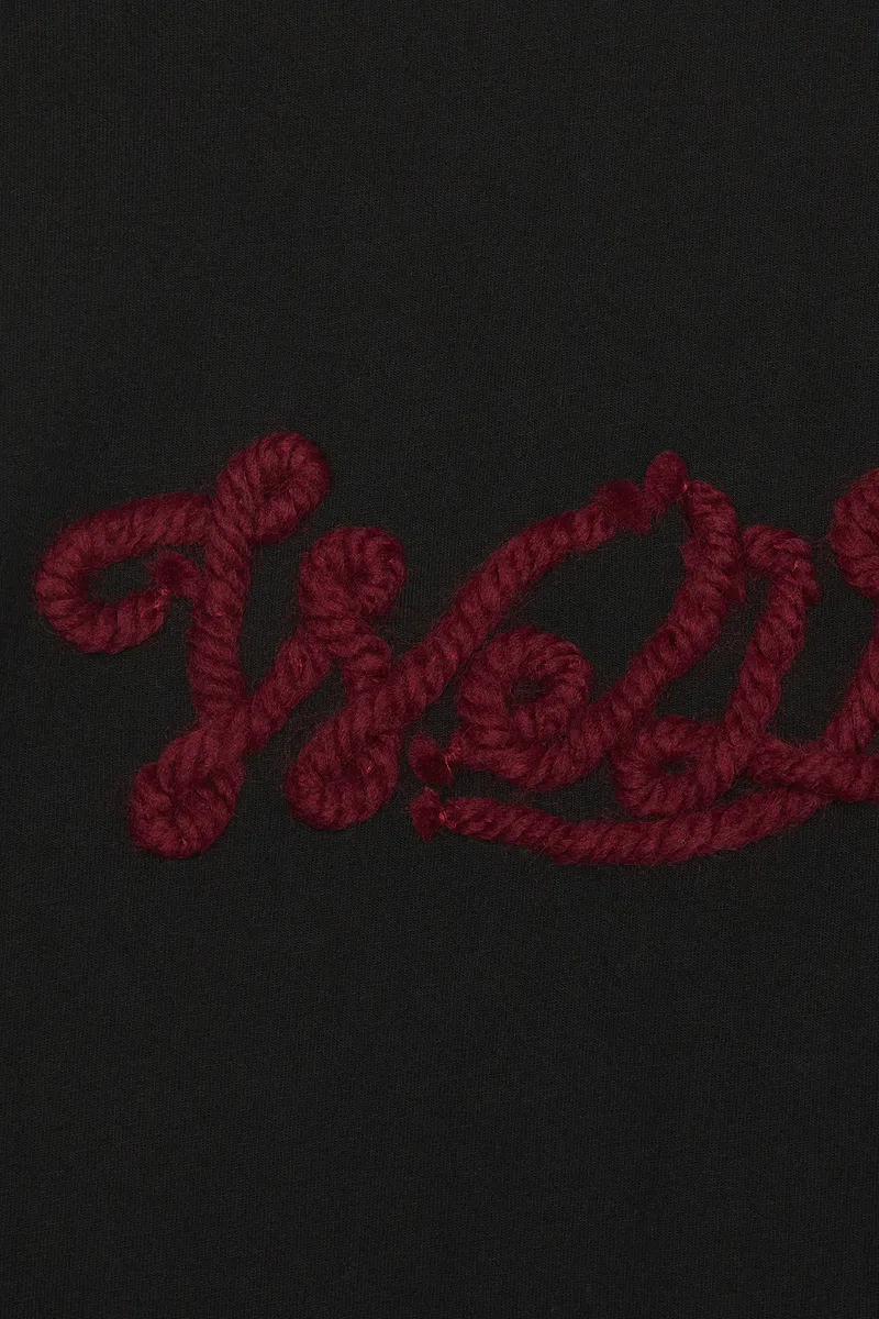 We11Done Rope Embroidered Long Sleeve T-Shirt | Thumbnail 5