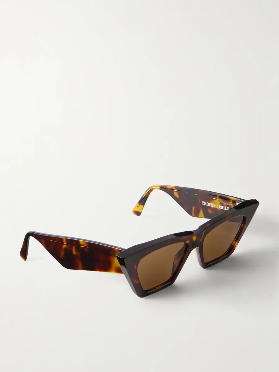 Phoebe Philo Peak cat-eye tortoiseshell-acetate sunglasses - tortoiseshell - One Size | Thumbnail 2 Phoebe Philo Peak cat-eye tortoiseshell-acetate sunglasses - tortoiseshell - One Size | Thumbnail 2