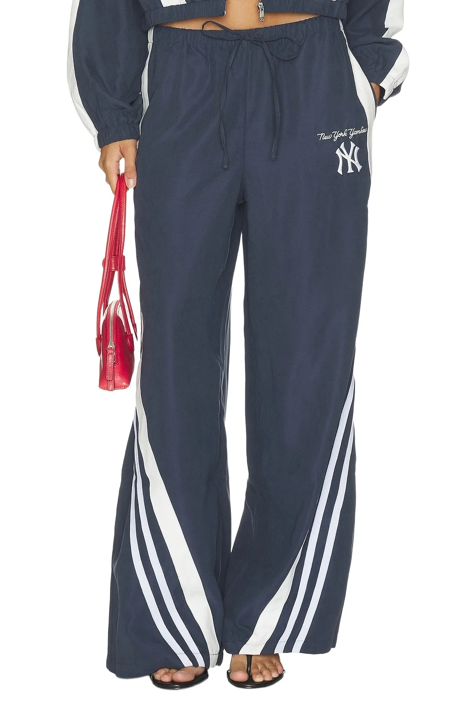 Off Season NY Yankees Lightweight Wide Leg Pant