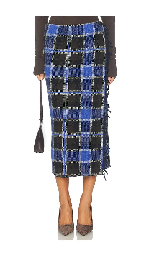 Guest In Residence Tartan Wrap Skirt | Thumbnail 2 Guest In Residence Tartan Wrap Skirt | Thumbnail 2