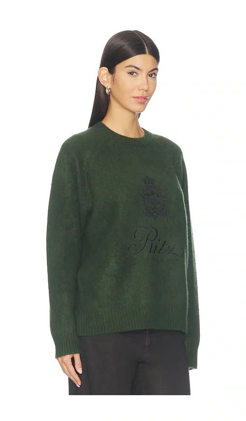 Frame The Ritz Unisex Brushed Cashmere Sweater | Thumbnail 2 Frame The Ritz Unisex Brushed Cashmere Sweater | Thumbnail 2